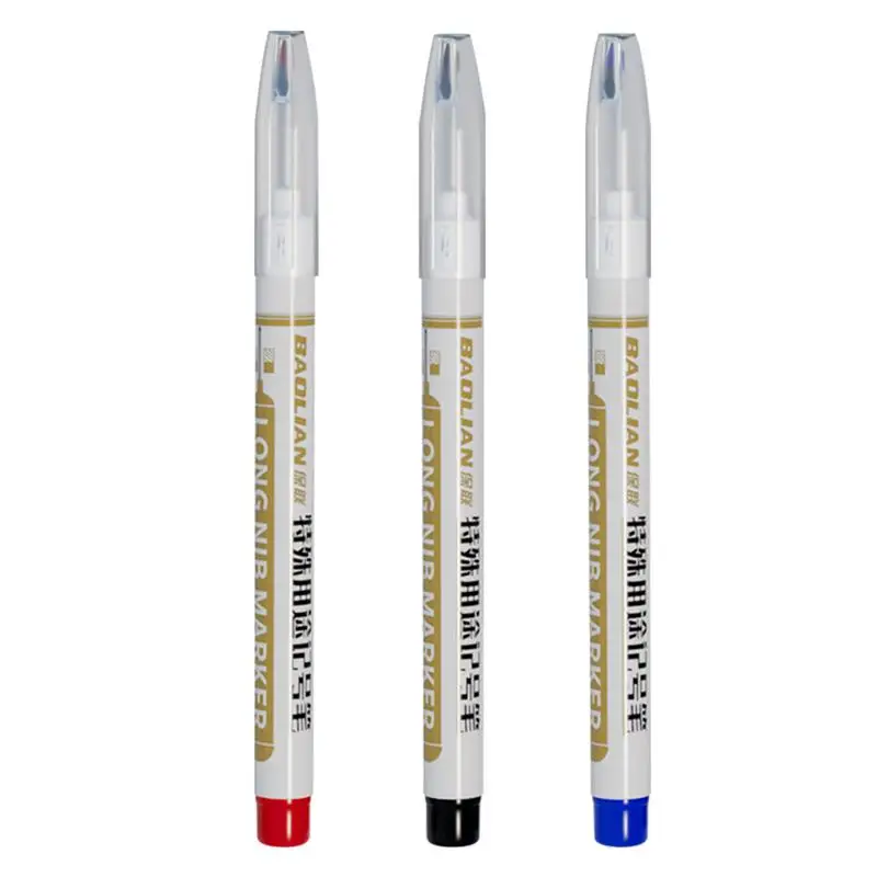 Long Deep Nib Markers Multi-purpose Ink Long Nosed Drill Marker Pens Quick Dry Waterproof Colorful Carpenter Pen Markers For Long Deep Nib Markers Multi-purpose Ink Long Nosed Drill Marker Pens Quick Dry Waterproof Colorful Carpenter Pen Markers For
