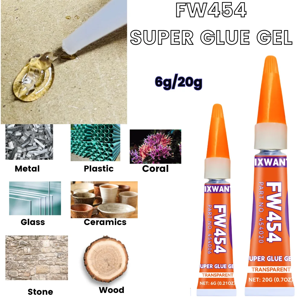 Super Glue Gel - Universal Quick Fix Adhesive for Shoes, Glass, Jewelry, PVC, DIY Crafts - Fast Drying & Long Lasting Bond Super Glue Gel - Universal Quick Fix Adhesive for Shoes, Glass, Jewelry, PVC, DIY Crafts - Fast Drying & Long Lasting Bond