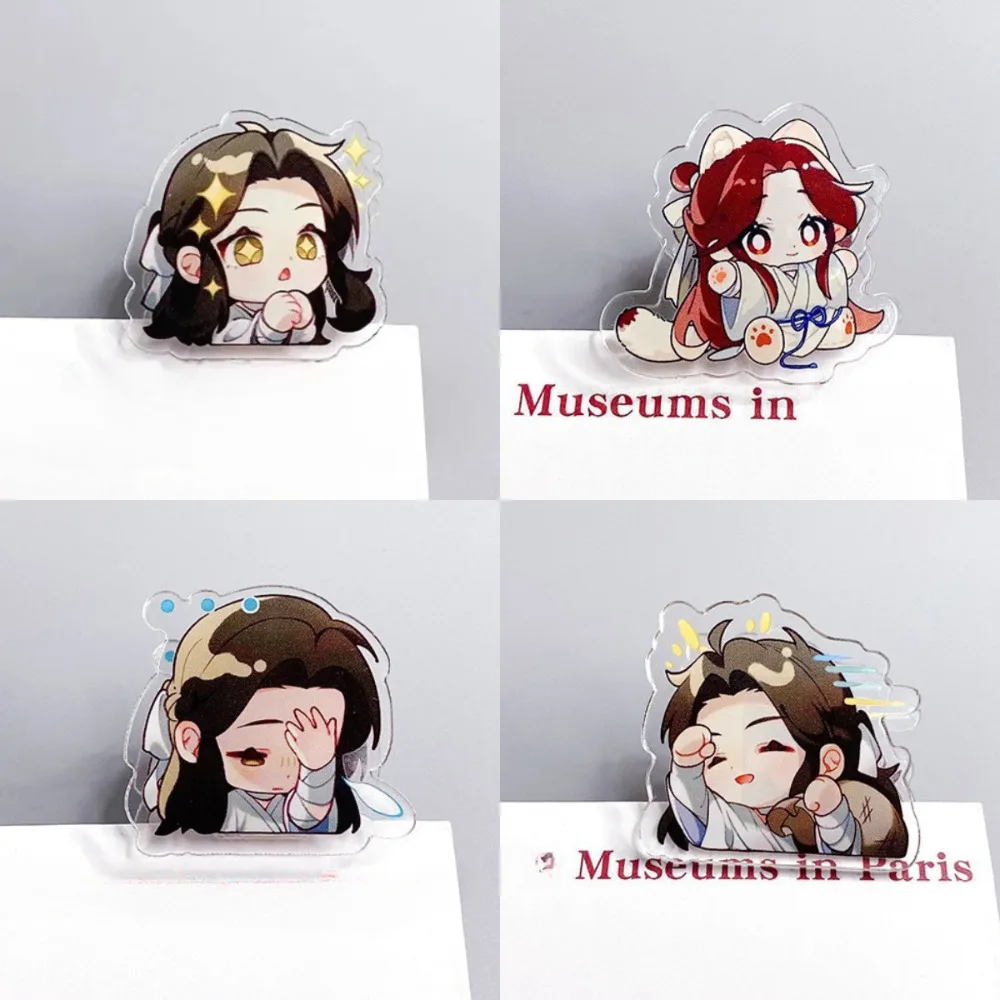 Anime Tian Guan Ci Fu Cartoon PP Clips Heavenly Official Bless Hua Cheng Xie Lian Cute Acrylic File Note Clip Student Stationery Anime Tian Guan Ci Fu Cartoon PP Clips Heavenly Official Bless Hua Cheng Xie Lian Cute Acrylic File Note Clip Student Stationery