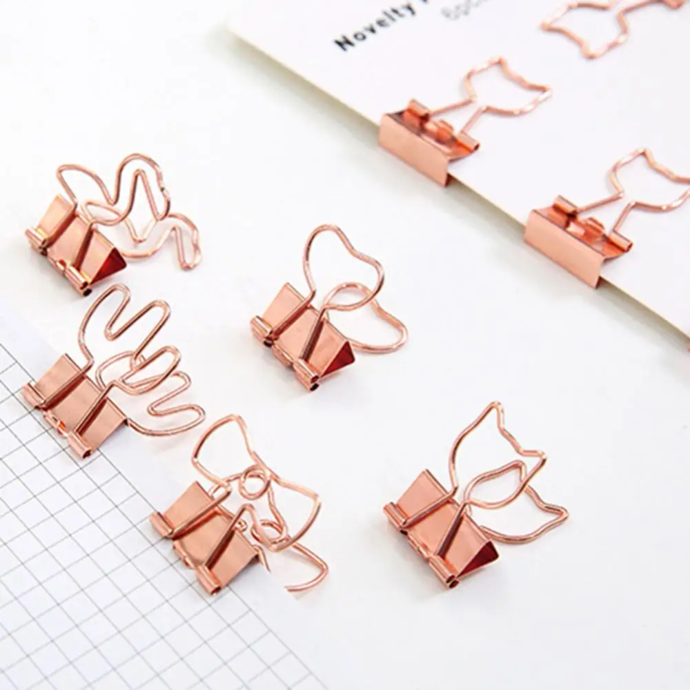 6Pcs Metal Paper Clips Cute Flamingo Shape Binder Clamps for School Office Colorful Document Photo Holders 6Pcs Metal Paper Clips Cute Flamingo Shape Binder Clamps for School Office Colorful Document Photo Holders