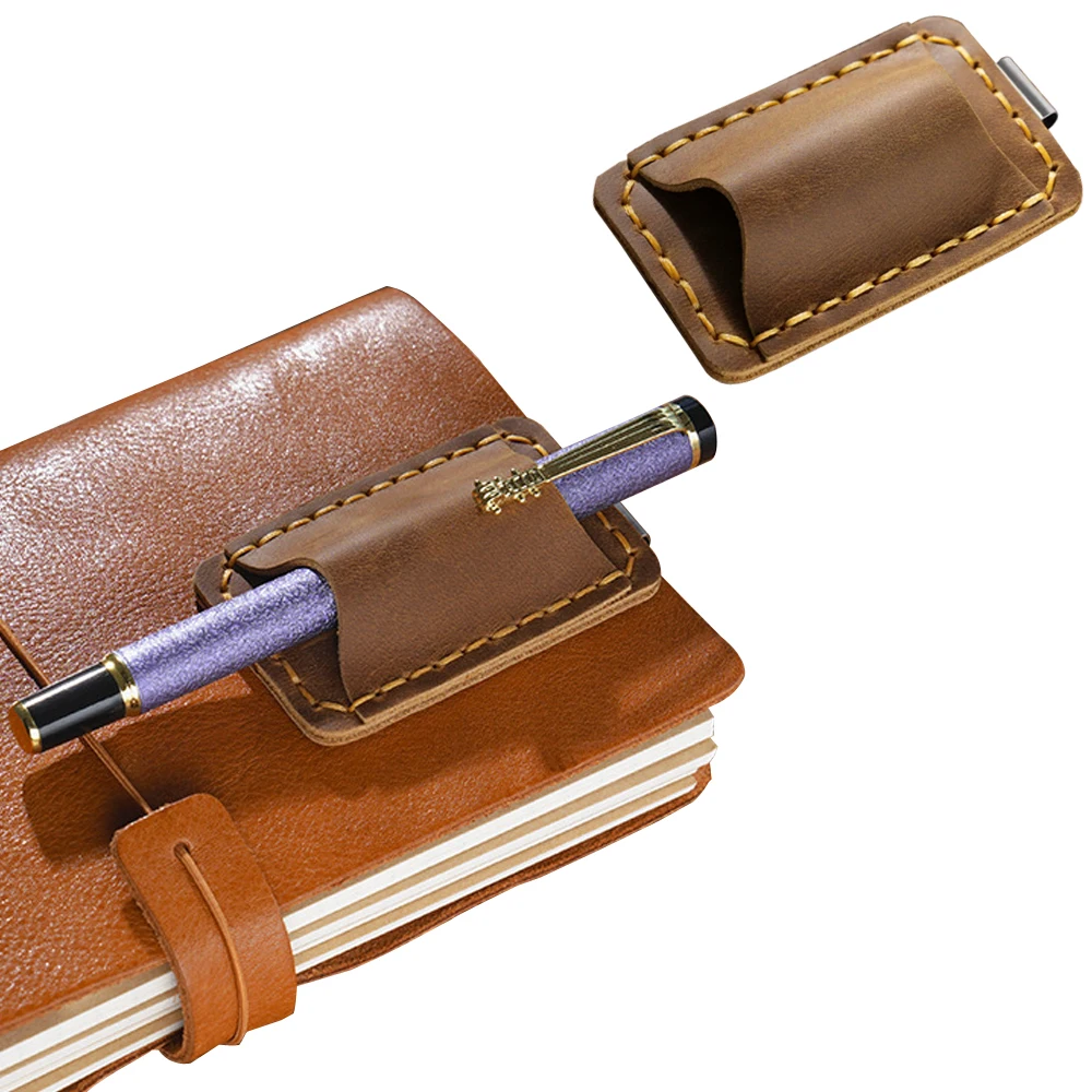 Multi-Purpose Vintage Leather Travel File Organizer with Pen Loop & Document Holder Multi-Purpose Vintage Leather Travel File Organizer with Pen Loop & Document Holder