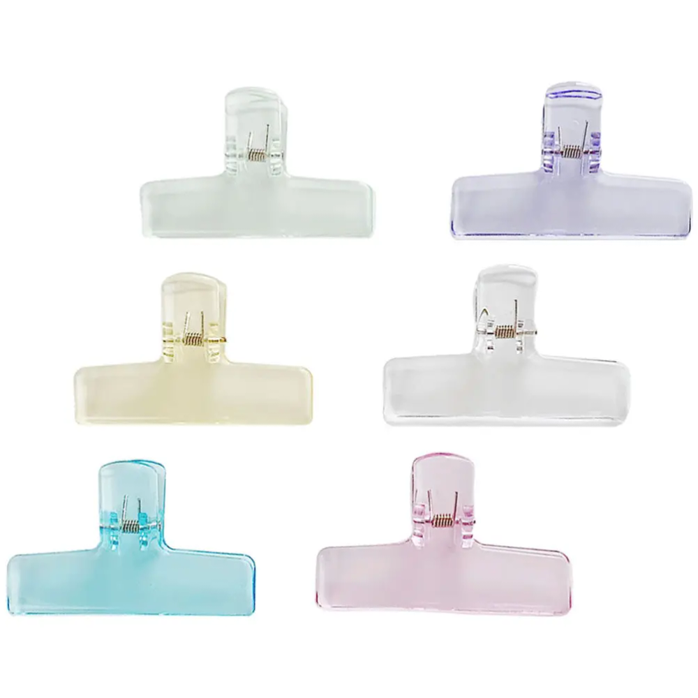 6Pcs Large Binder Clips Colored Paper Clamps Office School Document Organizer Clips for Files Notes Papers Documents 6Pcs Large Binder Clips Colored Paper Clamps Office School Document Organizer Clips for Files Notes Papers Documents