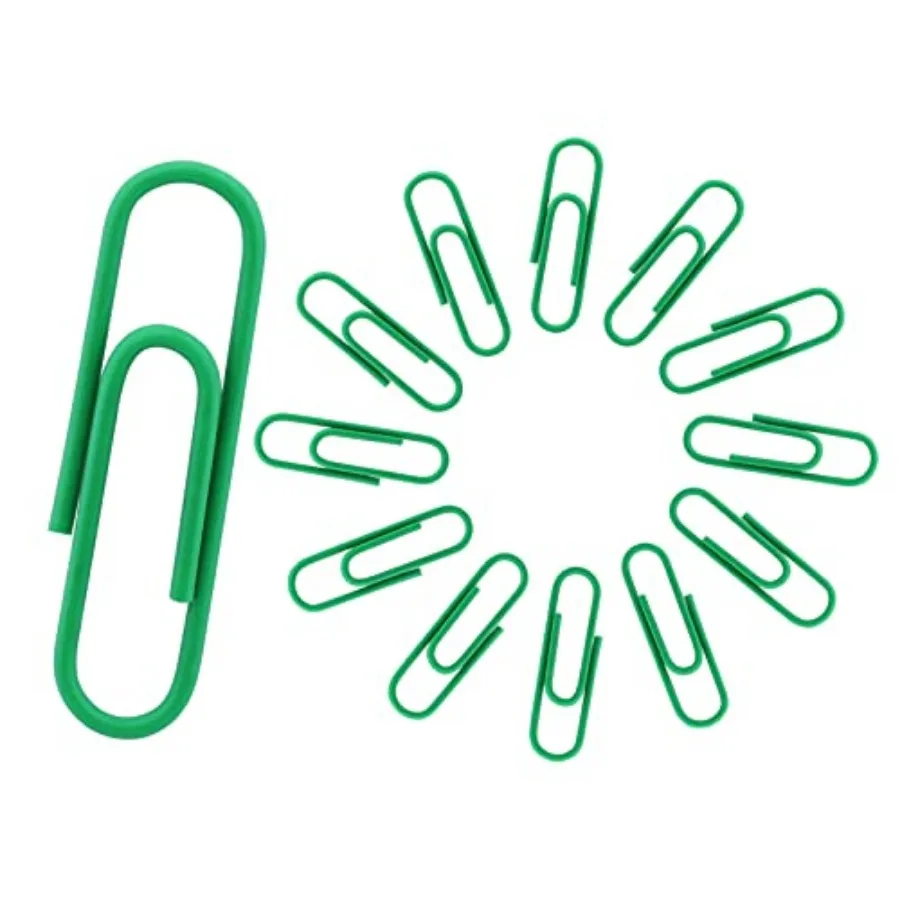 200 Pack Colo Office Clips - 1.1 Inch/ 28mm Vinyl Coated Metal Paper Clamps for School, Home, and Office Supplies 200 Pack Colo Office Clips - 1.1 Inch/ 28mm Vinyl Coated Metal Paper Clamps for School, Home, and Office Supplies