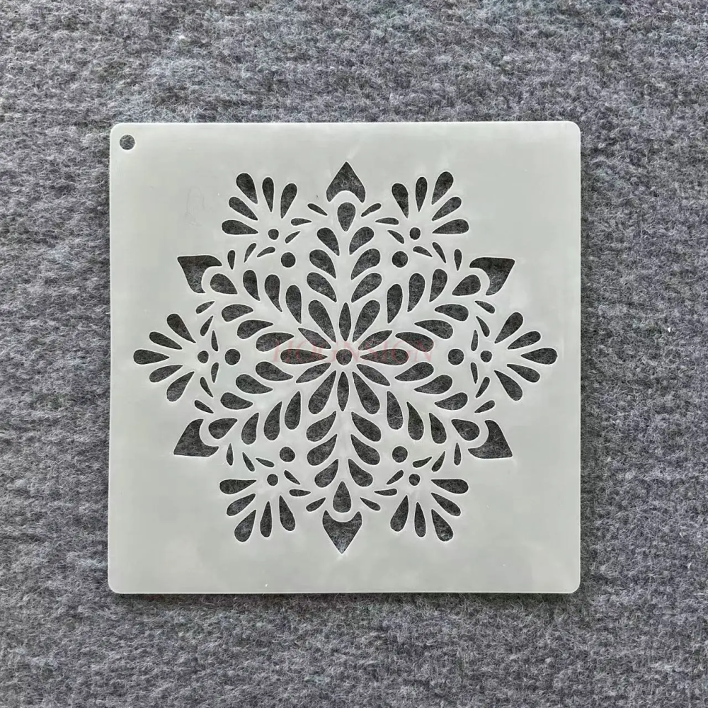 1pcs Geometric Pattern Graffiti Template Mandala Pattern Template Ceramic Tile Spray Painting Irregular Hollow Template 1pcs Geometric Pattern Graffiti Template Mandala Pattern Template Ceramic Tile Spray Painting Irregular Hollow Template
