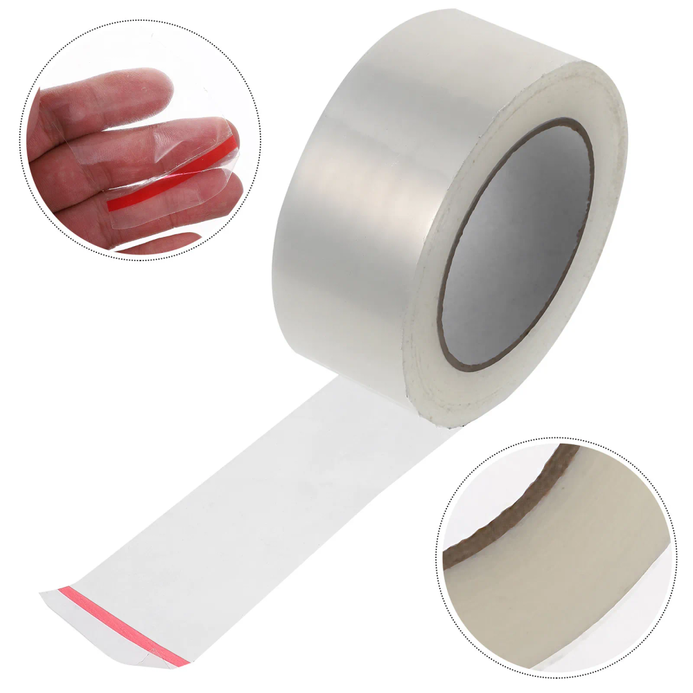 Silent Transparent Tape 1 Roll Premium Material Easy Tear No Noise Strong Adhesion for Sealing Boxes Gift Packaging Silent Transparent Tape 1 Roll Premium Material Easy Tear No Noise Strong Adhesion for Sealing Boxes Gift Packaging