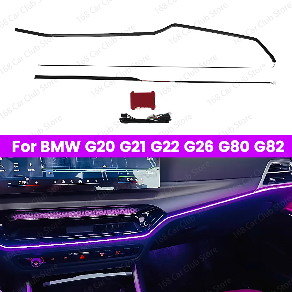 LED 11 Color Central Control Instrument Light Strip Ambient Light For BMW 3 Series 4 Series G20 G21 G22 G26 G80 G82 2025 Car LED 11 Color Central Control Instrument Light Strip Ambient Light For BMW 3 Series 4 Series G20 G21 G22 G26 G80 G82 2025 Car