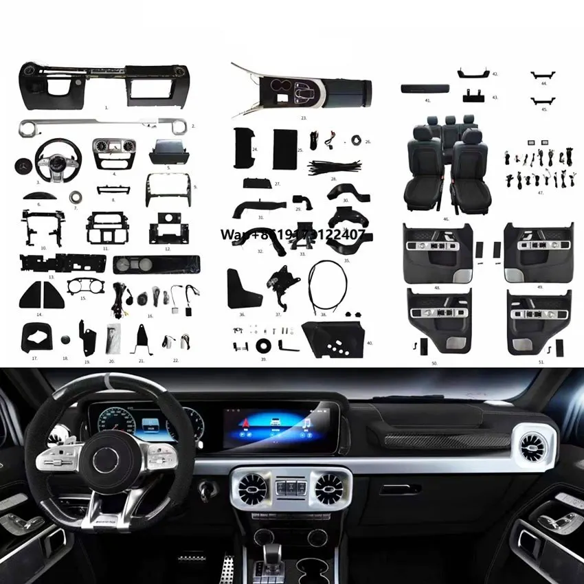 CZJF New Arrival Car Accessories Parts G Class Interior Upgrade Kit for W463 G500 G63 CZJF New Arrival Car Accessories Parts G Class Interior Upgrade Kit for W463 G500 G63