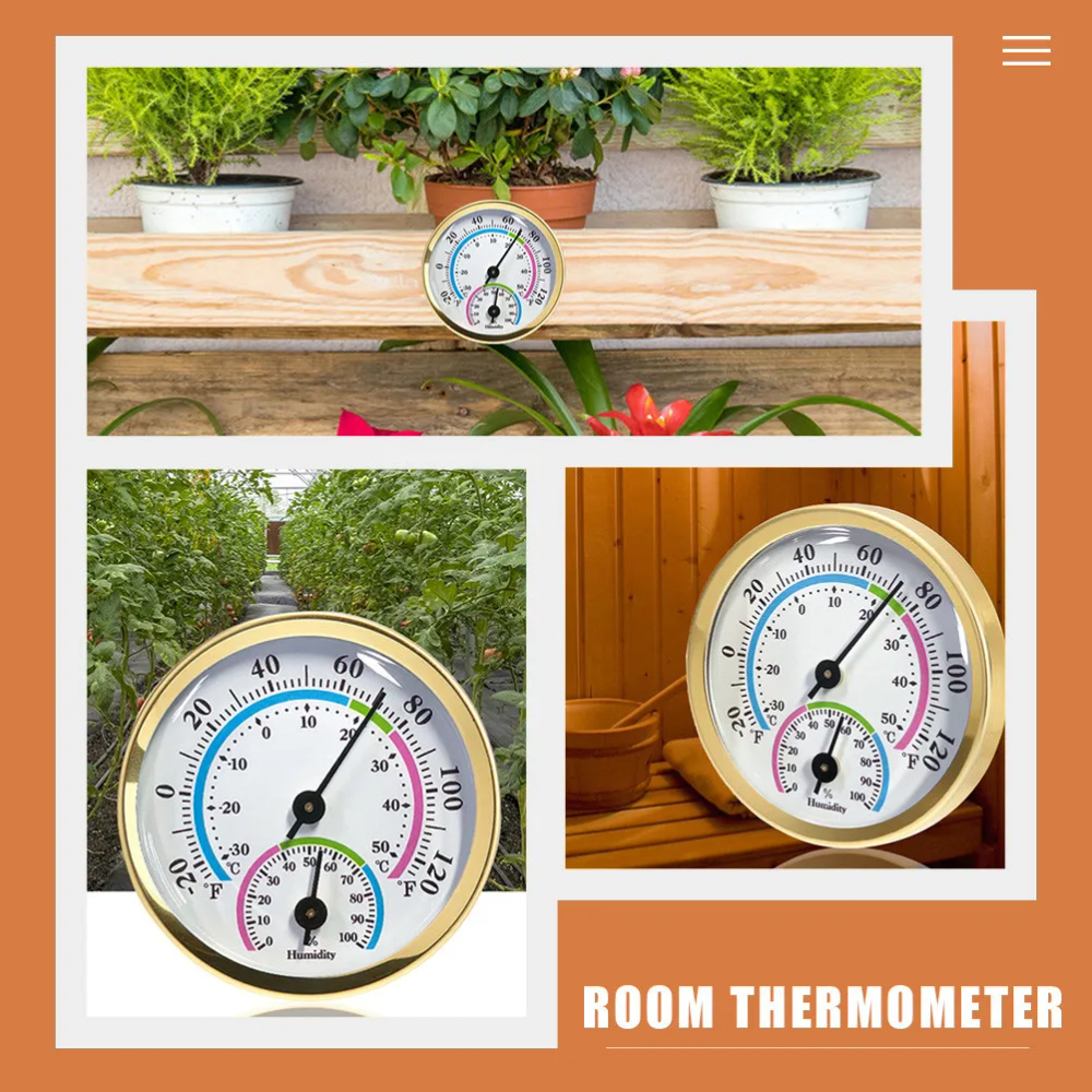 2Pcs Indoor Outdoor Thermometer Hygrometer Accurate Temperature Humidity Monitor Wall Hanging Weather Gauge for Home Office 2Pcs Indoor Outdoor Thermometer Hygrometer Accurate Temperature Humidity Monitor Wall Hanging Weather Gauge for Home Office