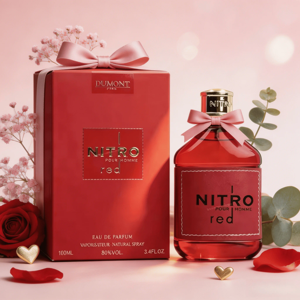 Trending Now Nitro Red Pour Homme EDP Spicy Oriental Wood Long Lasting Red Pour Homme Warm Opening+Deep middle note+Warm Tail Tone, Modern Men's perfume with Spicy Oriental Wood Tone 3.4oz100ml