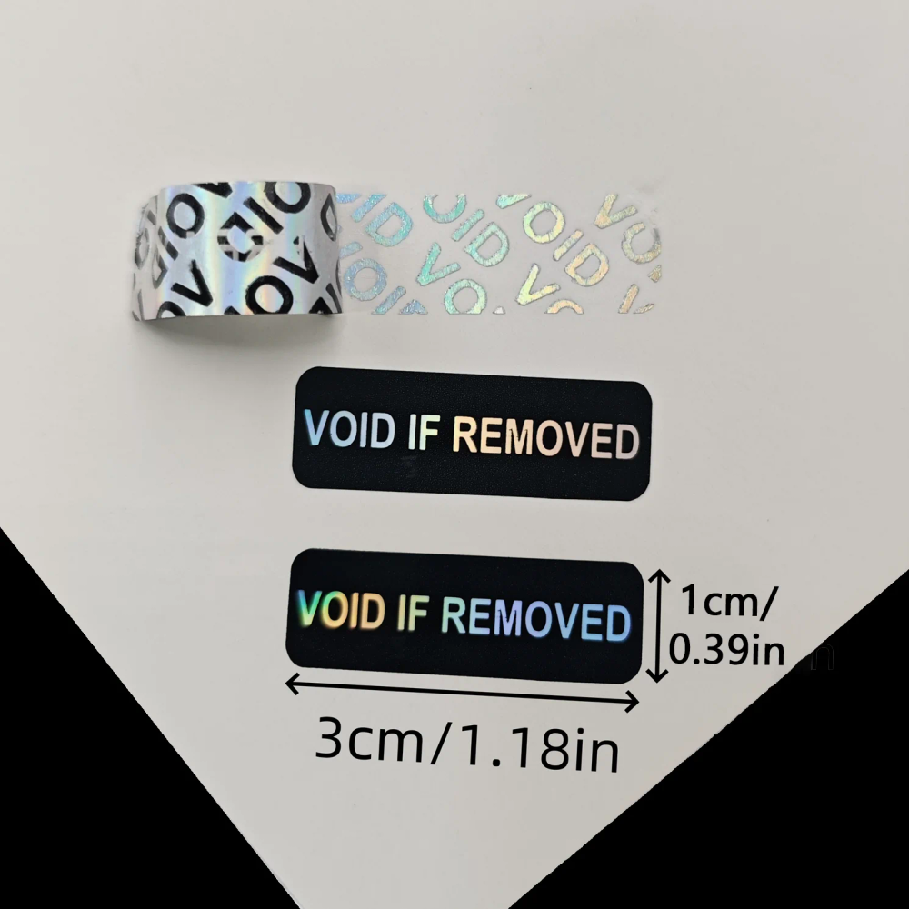 120/240pcs VOID IF REMOVED Tamper-evident Rainbow Laser Labels Stickers, Disposable Seals Adhesive Stickers for Gift Package 120/240pcs VOID IF REMOVED Tamper-evident Rainbow Laser Labels Stickers, Disposable Seals Adhesive Stickers for Gift Package