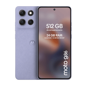 Smartphone Motorola Moto g86 512 GB / 12 GB RAM 24GB (12GB RAM+12GB Ram Boost) Tela 1.5K pOLED, 50MP Sony camera OIS Moto AI, videos em 4K, IP68 + IP69 - Lilás Smartphone Motorola Moto g86 512 GB / 12 GB RAM 24GB (12GB RAM+12GB Ram Boost) Tela 1.5K pOLED, 50MP Sony camera OIS Moto AI, videos em 4K, IP68 + IP69 - Lilás
