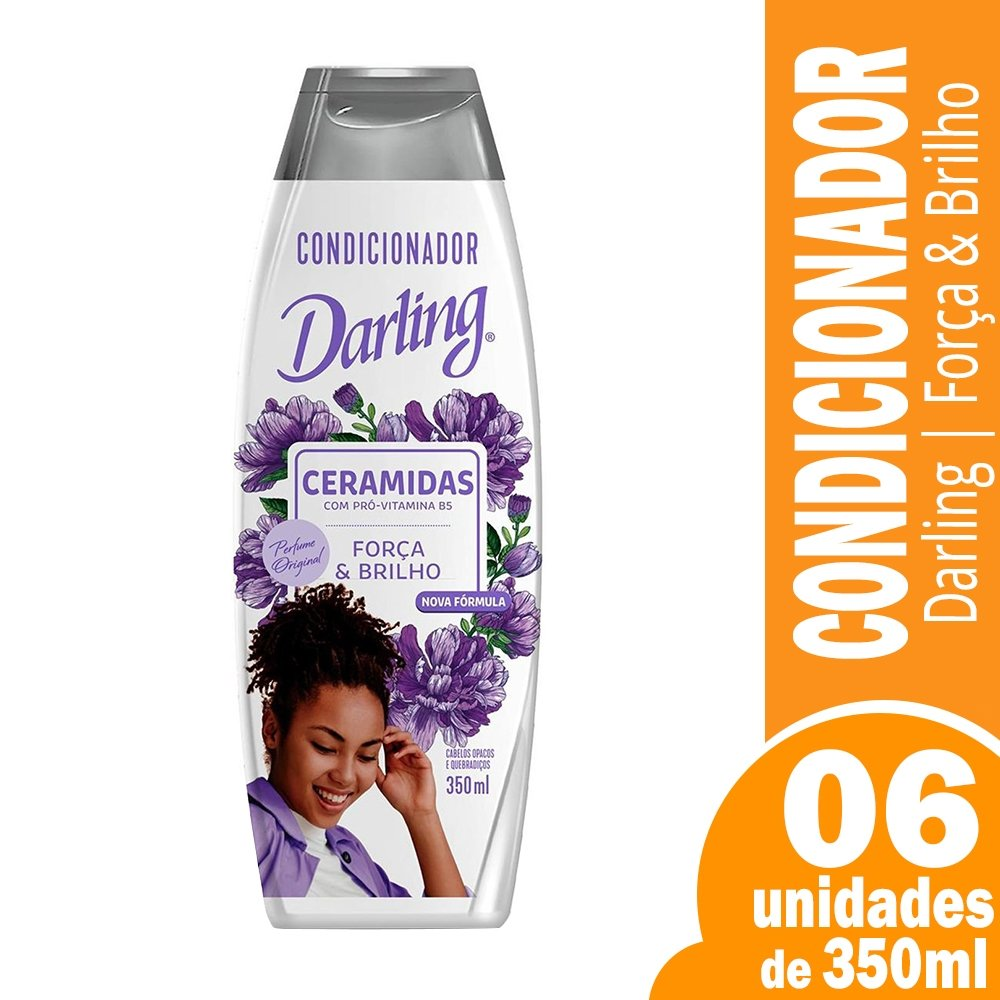 Condicionador Darling Ceramidas 350ml Embalagem com 6 Unidades