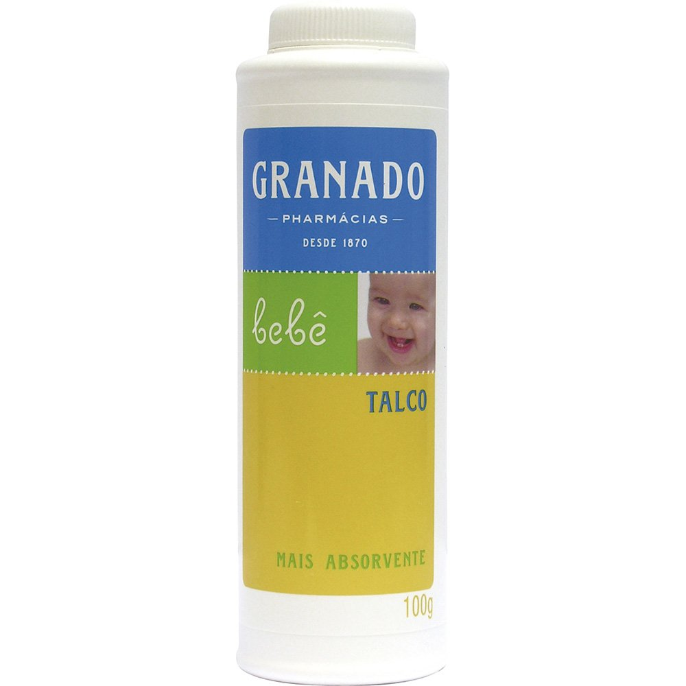 Talco Granado Bebê 100g - Embalagem com 12 Unidades Talco Granado Bebê 100g - Embalagem com 12 Unidades
