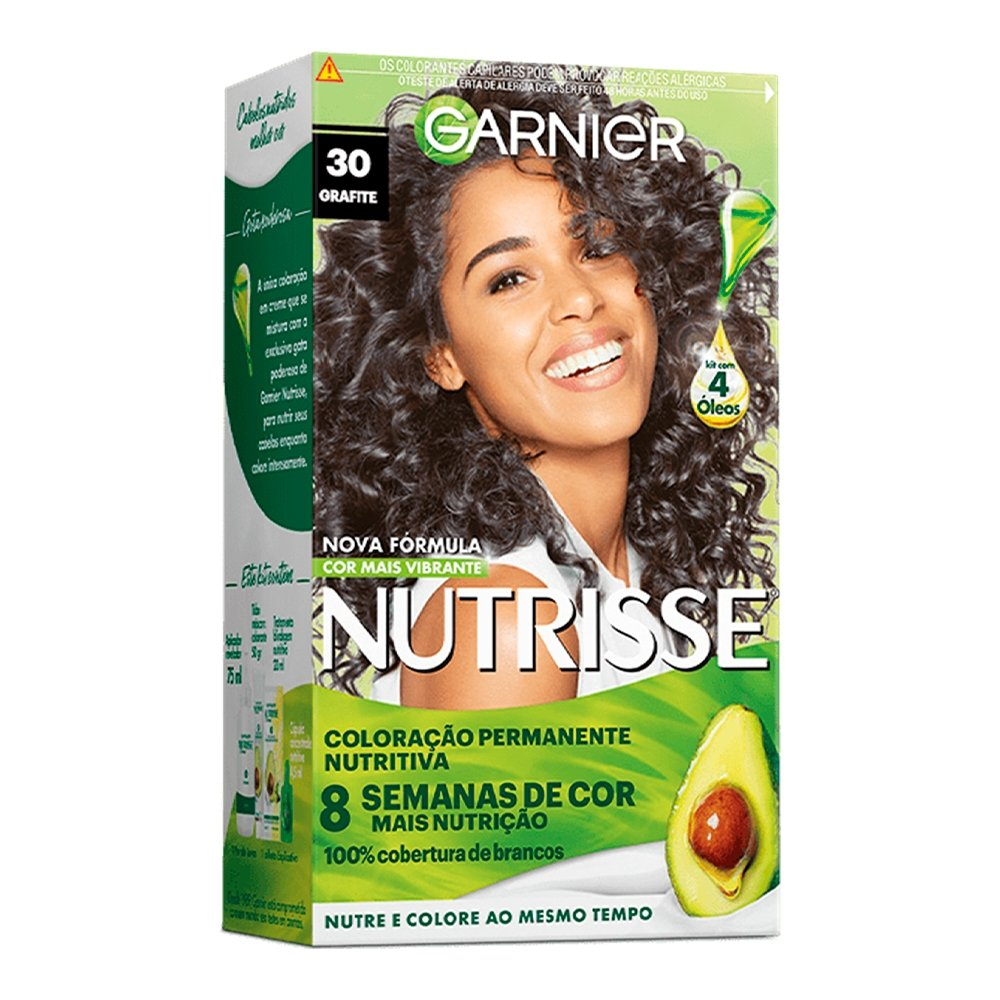 Tintura Nutrisse Kit 30 Castanho Escuro Tintura Nutrisse Kit 30 Castanho Escuro