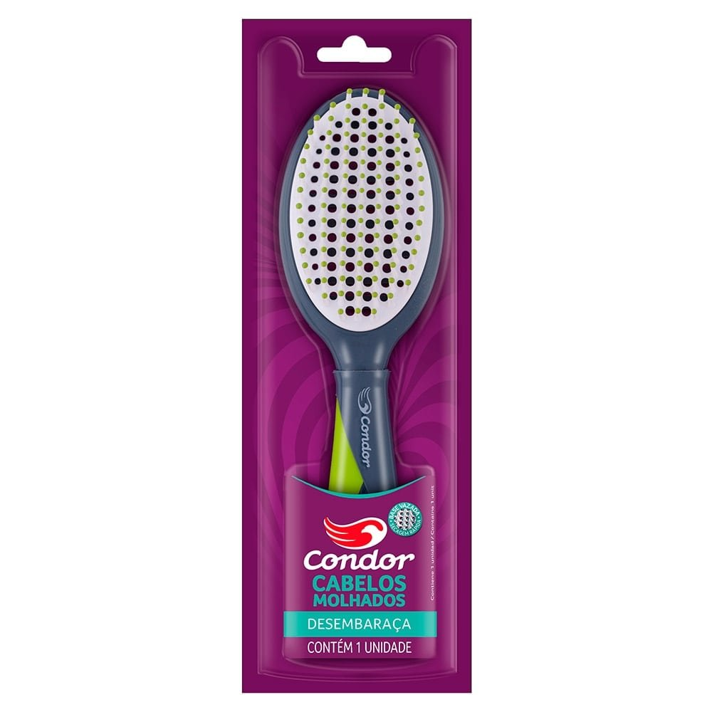 Escova de Cabelo Condor 6887 Júlia Escova de Cabelo Condor 6887 Júlia