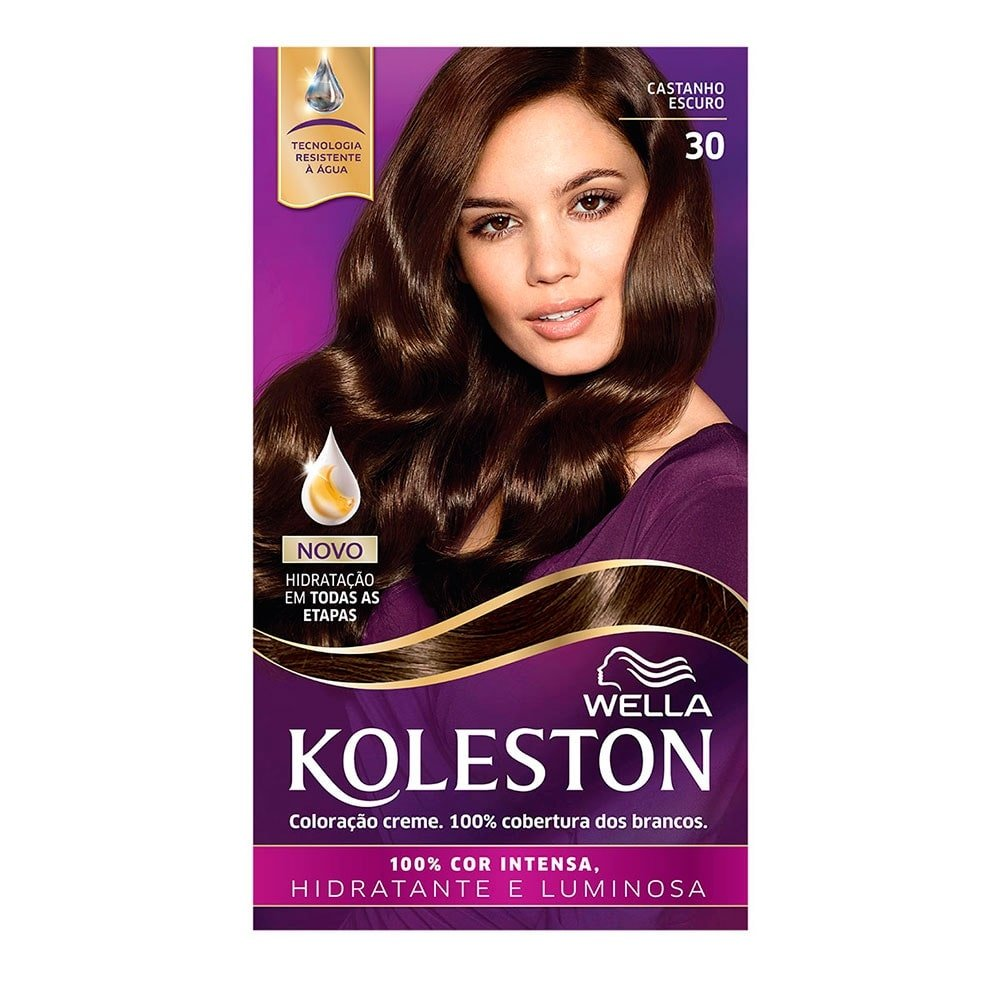 Tintura Koleston 30 Castanho Escuro 55g Tintura Koleston 30 Castanho Escuro 55g