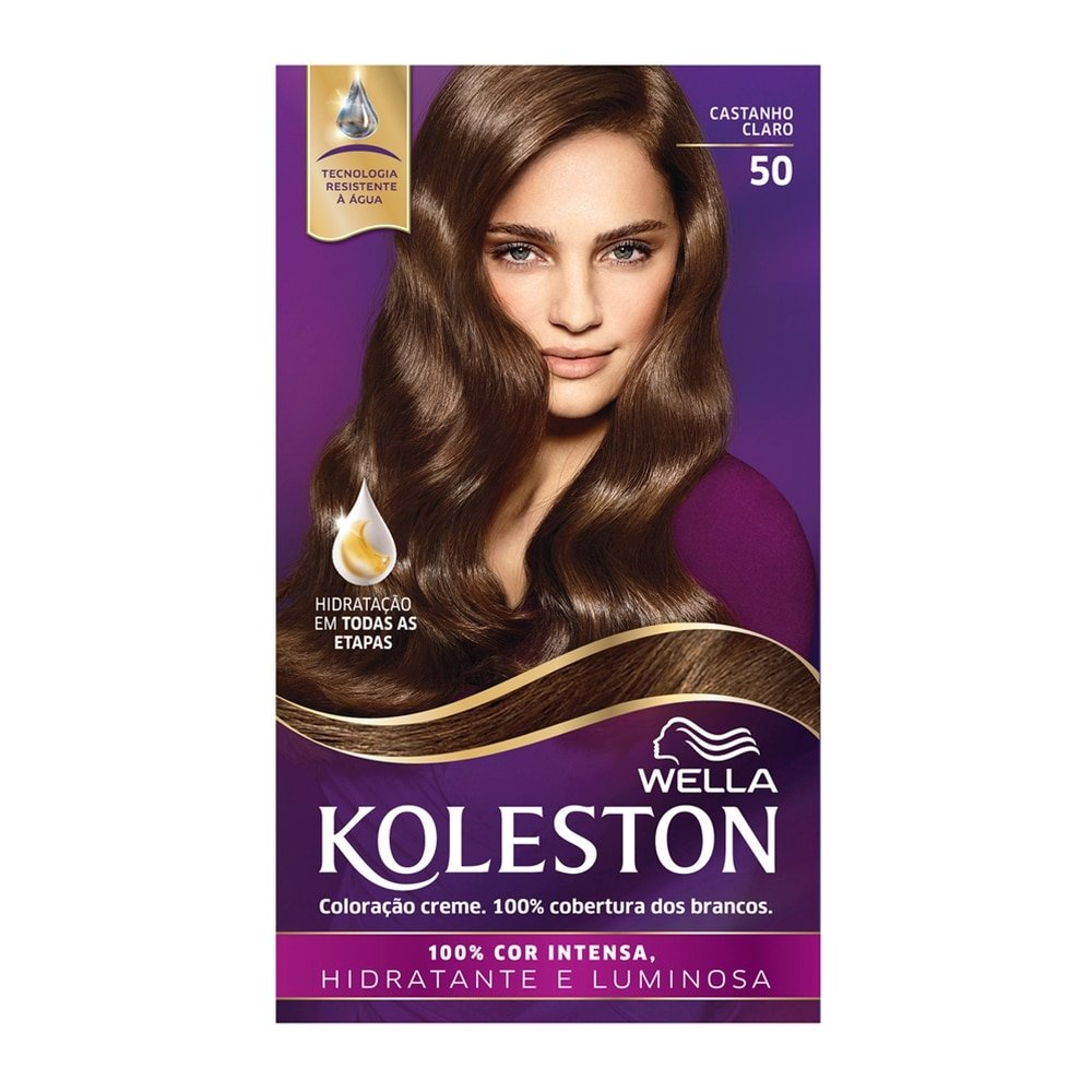 Tintura Koleston 50 Castanho Claro 55g Tintura Koleston 50 Castanho Claro 55g