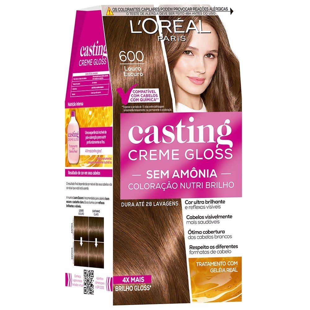 Tintura Casting Creme Gloss 600 Louro Escuro Tintura Casting Creme Gloss 600 Louro Escuro