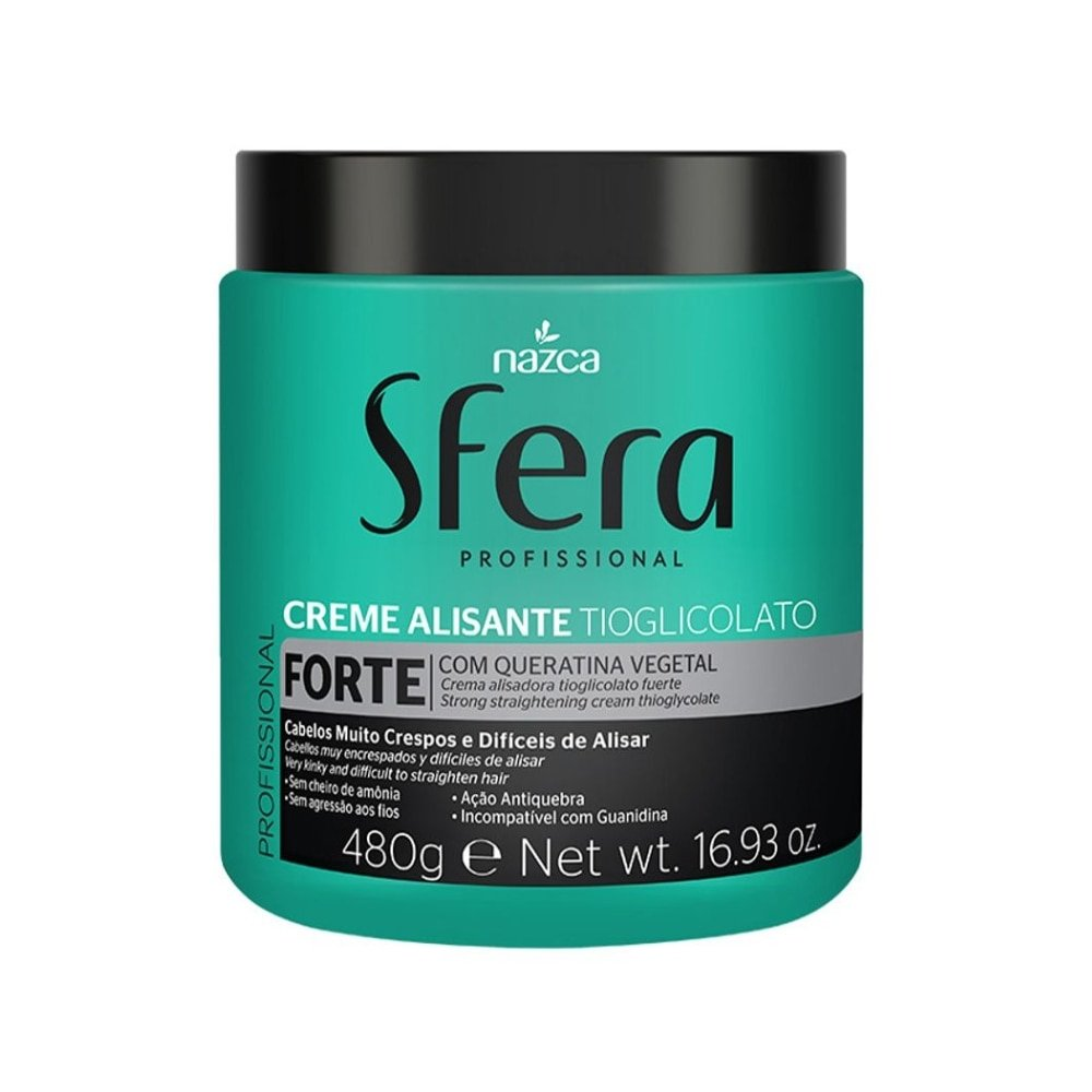 Alisante em Creme Sfera Profissional Forte 480g Alisante em Creme Sfera Profissional Forte 480g