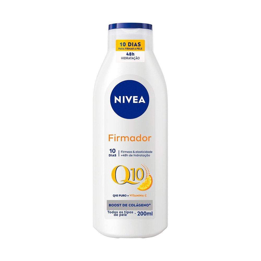 Hidratante Corporal Nivea Firmador Q10 + Vitamina C Todos os Tipos de Pele 200ml Hidratante Corporal Nivea Firmador Q10 + Vitamina C Todos os Tipos de Pele 200ml