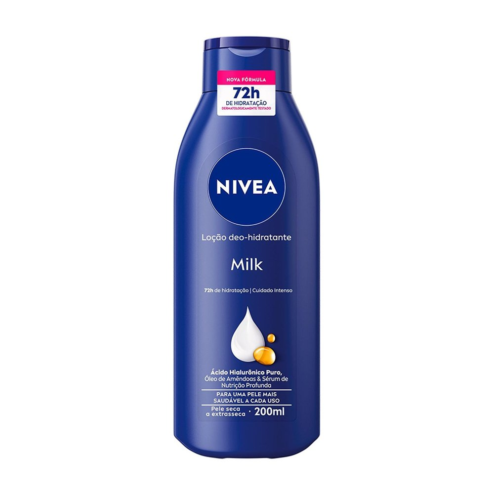 Hidratante Corporal Nivea Milk Hidratação Profunda Pele Extra Seca 200ml Hidratante Corporal Nivea Milk Hidratação Profunda Pele Extra Seca 200ml