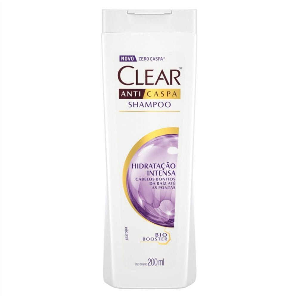 Shampoo Anticaspa Clear Hidratação Intensa, 200ml Shampoo Anticaspa Clear Hidratação Intensa, 200ml