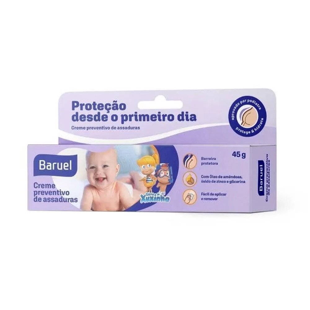 Creme Preventivo para Assadura Baruel Baby N 45g - Embalagem com 6 Unidades Creme Preventivo para Assadura Baruel Baby N 45g - Embalagem com 6 Unidades