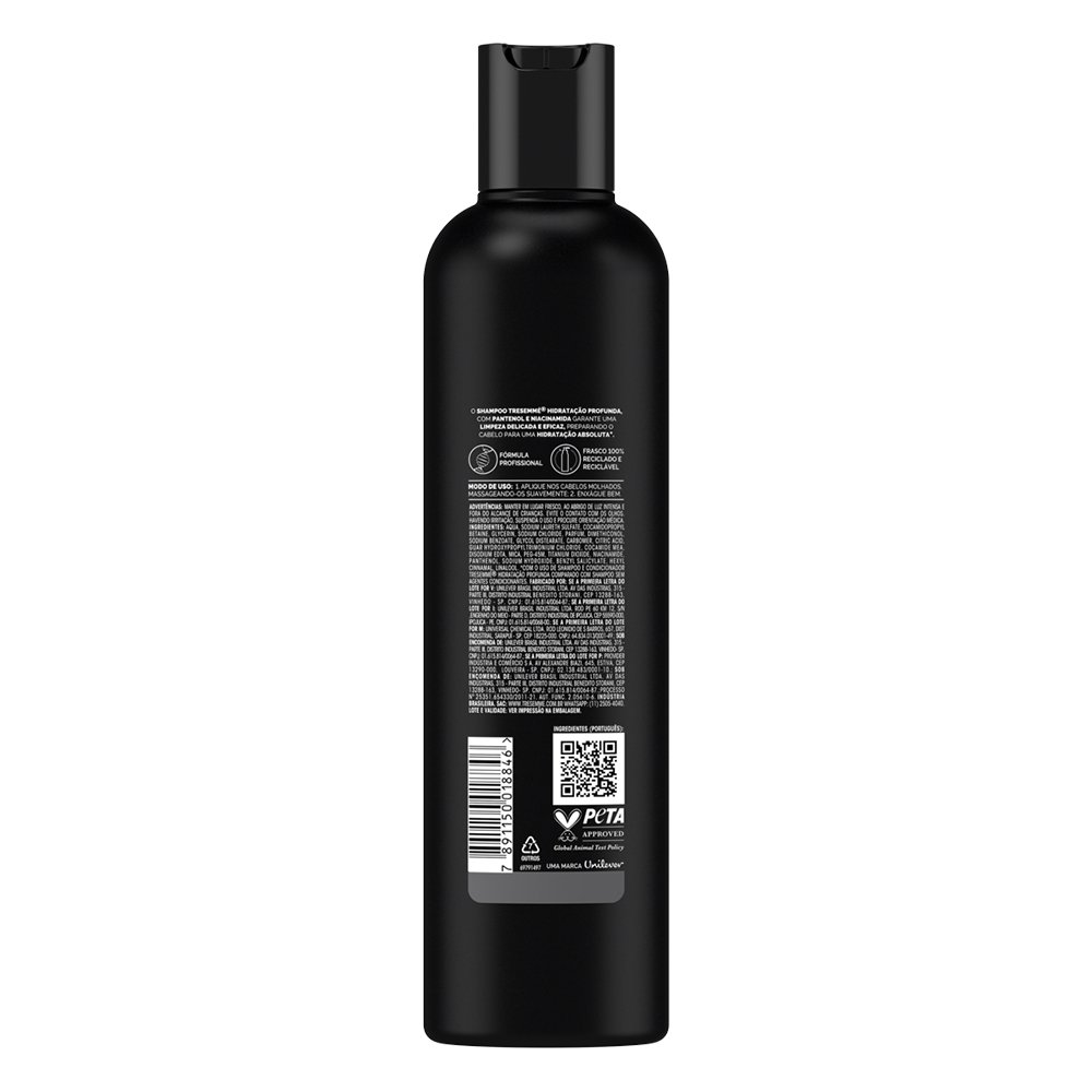 Shampoo TRESemmé Hidratação Profunda 400ml Shampoo TRESemmé Hidratação Profunda 400ml