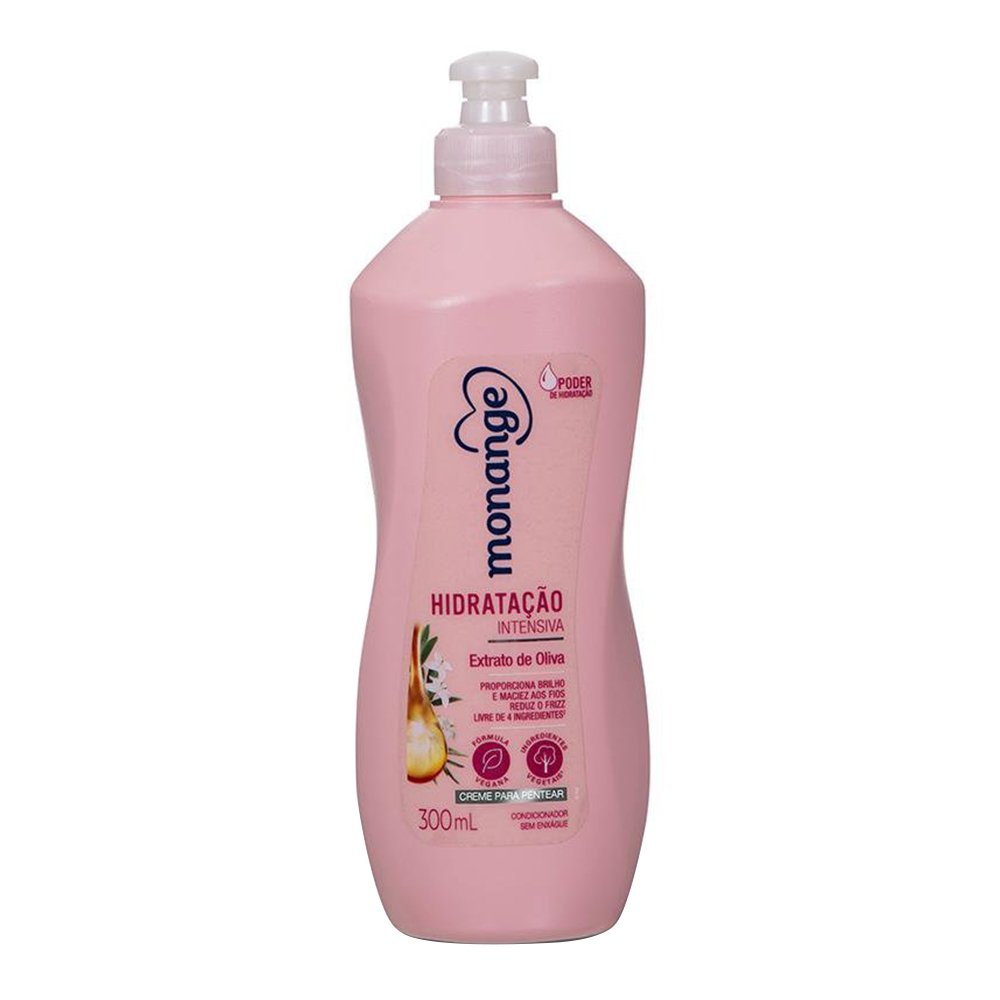 Creme Para Pentear Monange Hidrata Com Poder 300ml Creme Para Pentear Monange Hidrata Com Poder 300ml