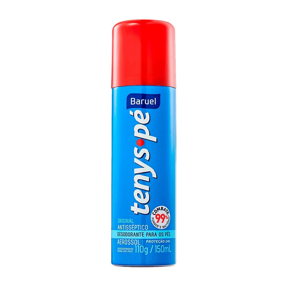 Desodorante para os Pés Tenys Pé Baruel Aerosol Original 110g Desodorante para os Pés Tenys Pé Baruel Aerosol Original 110g