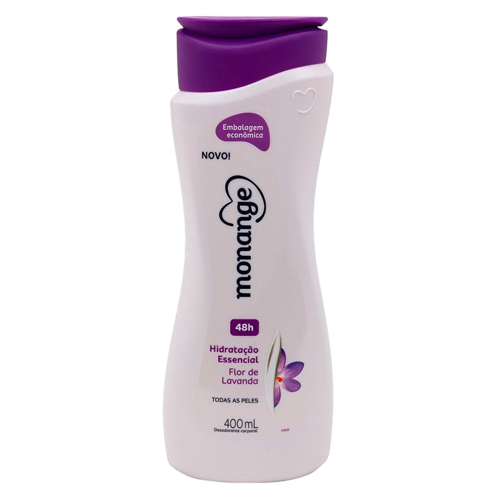 Hidratante Corporal Monange Hidratação Nutritiva Flor de Lavanda ação desodorante 400ml Hidratante Corporal Monange Hidratação Nutritiva Flor de Lavanda ação desodorante 400ml