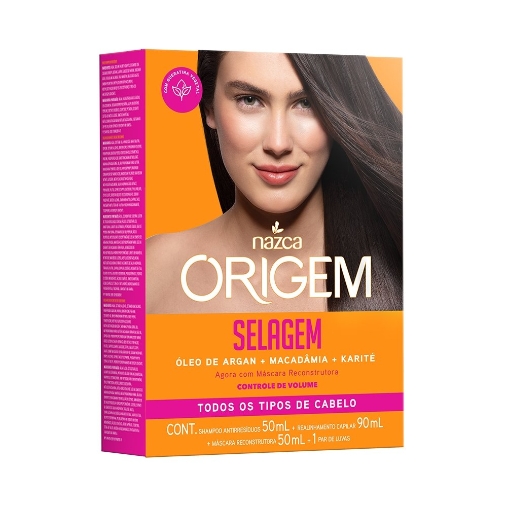 Selagem Redutora Origem Todos tipos de Cabelos 190ml Selagem Redutora Origem Todos tipos de Cabelos 190ml