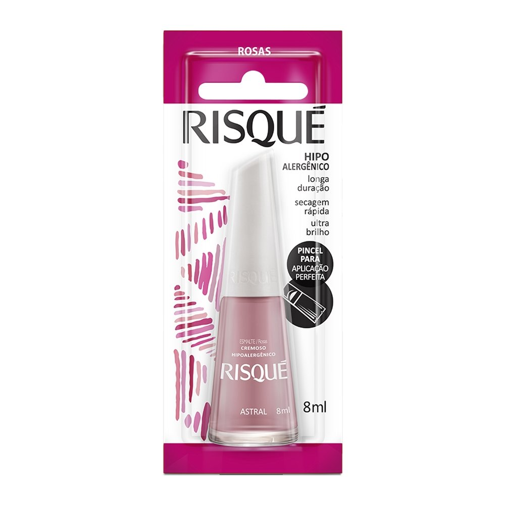 Esmalte Risqué Cremoso Astral Blister 8ml Esmalte Risqué Cremoso Astral Blister 8ml