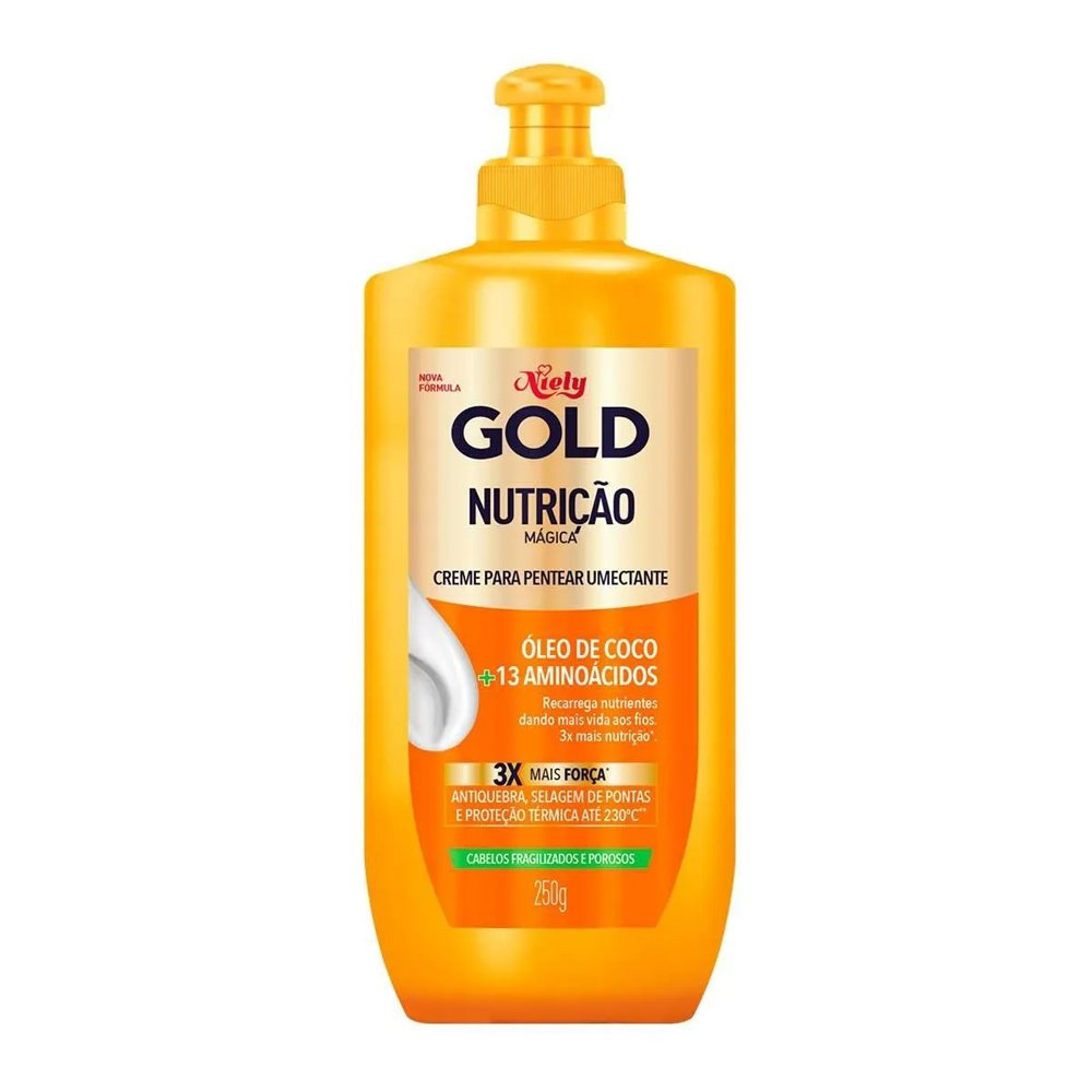 Creme para Pentear Niely Gold Nutrição Mágica 250g Creme para Pentear Niely Gold Nutrição Mágica 250g