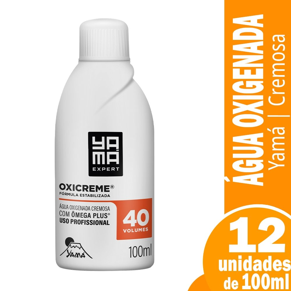 Água Oxigenada Cremosa Yamá 40 Volumes 100ml - Embalagem com 12 unidades Água Oxigenada Cremosa Yamá 40 Volumes 100ml - Embalagem com 12 unidades