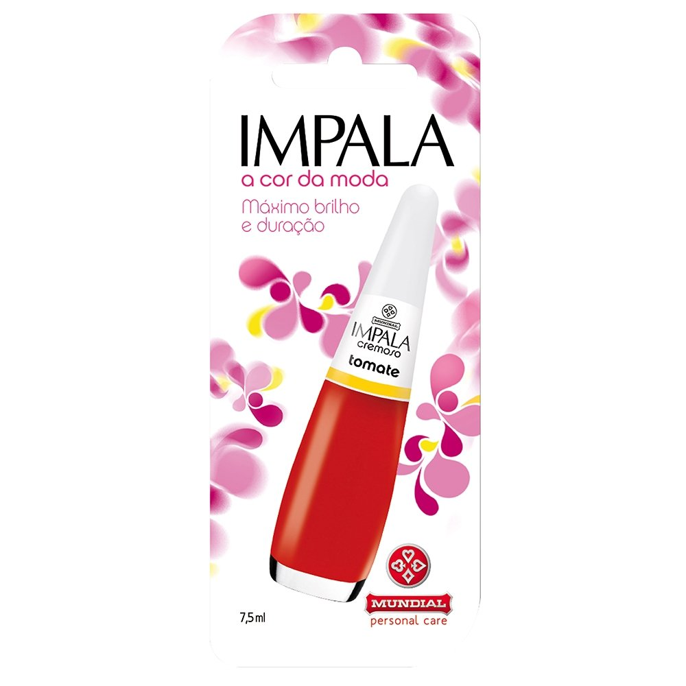 Esmalte Impala Cremoso Tomate, 7,5ml Esmalte Impala Cremoso Tomate, 7,5ml