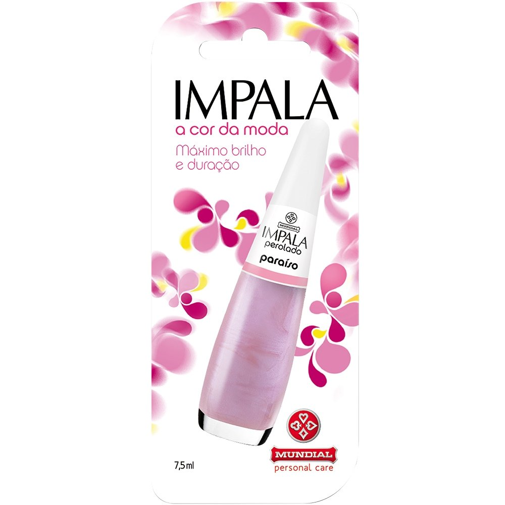 Esmalte Impala Perolado Paraíso, Blister, 7,5ml Esmalte Impala Perolado Paraíso, Blister, 7,5ml