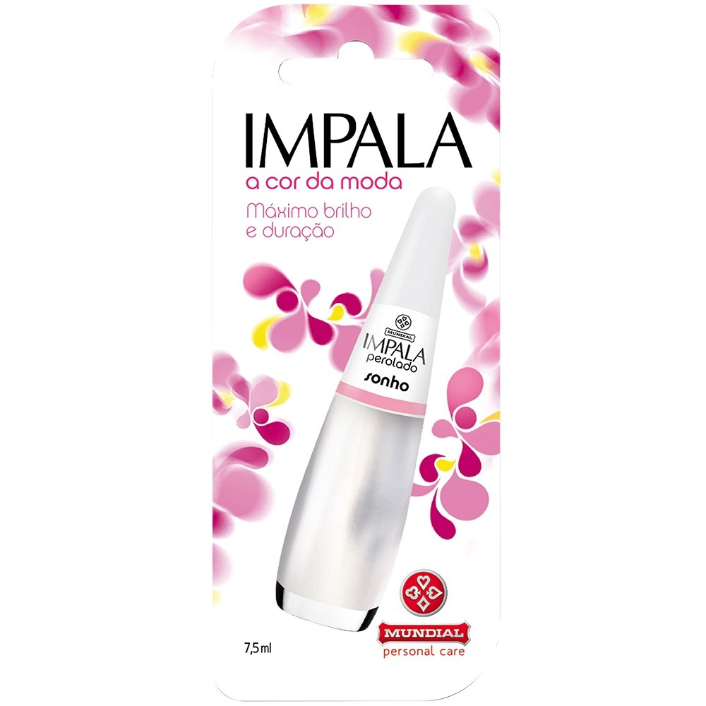 Esmalte Impala Perolado Sonho, 7,5ml Esmalte Impala Perolado Sonho, 7,5ml