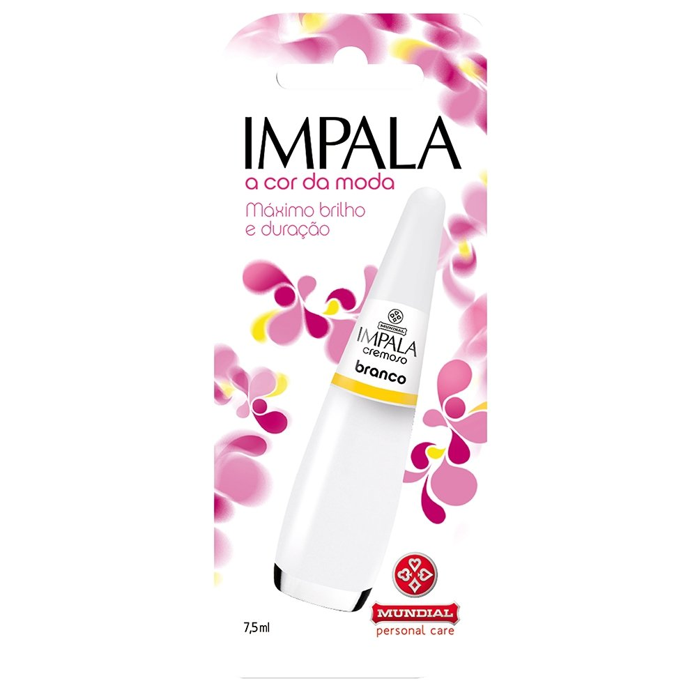 Esmalte Impala Cremoso Branco Blister 7,5ml Esmalte Impala Cremoso Branco Blister 7,5ml