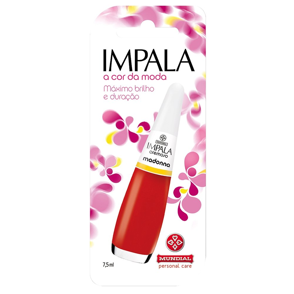 Esmalte Impala Cremoso Madonna Blister 7,5ml Esmalte Impala Cremoso Madonna Blister 7,5ml