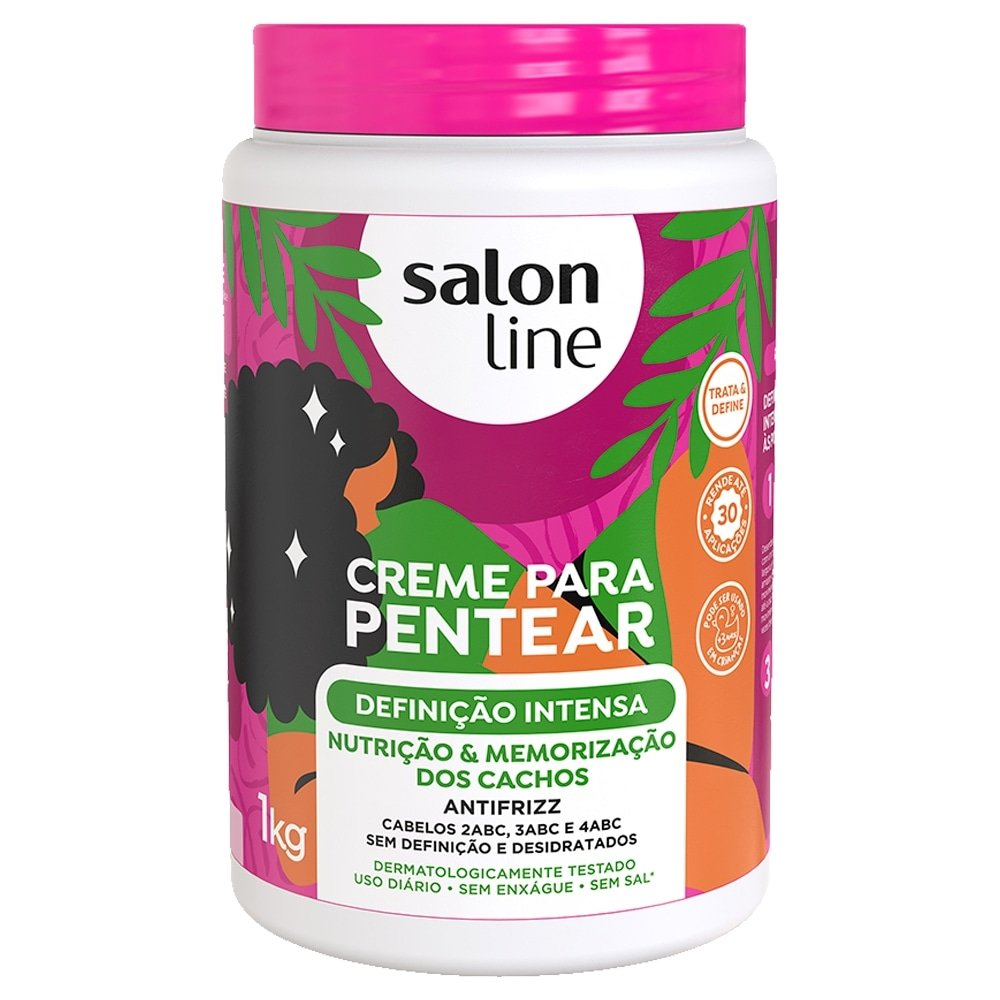 Creme para Pentear Salon Line Definição Intensa 1Kg Creme para Pentear Salon Line Definição Intensa 1Kg