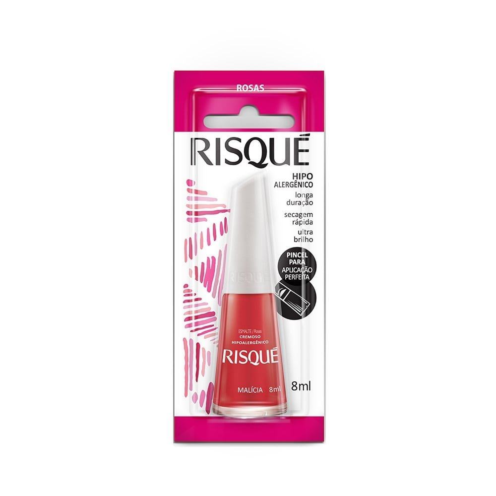 Esmalte Cremoso Risqué Malícia Blister 8ml Esmalte Cremoso Risqué Malícia Blister 8ml