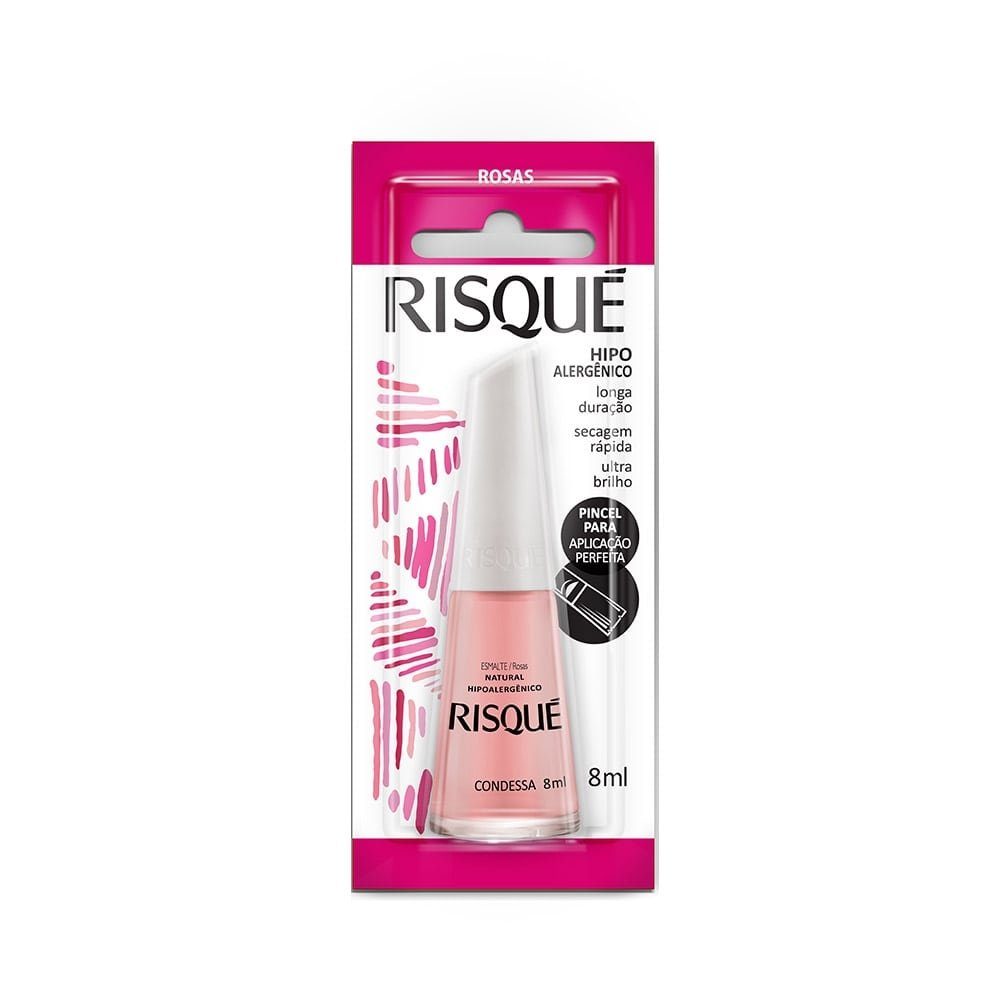 Esmalte Risqué Natural Condessa Blister 8ml Esmalte Risqué Natural Condessa Blister 8ml