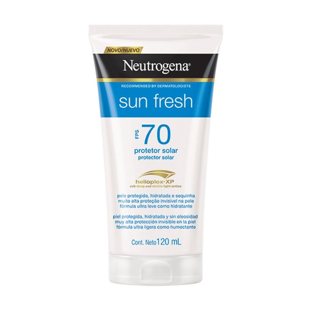 Protetor Solar Neutrogena Fator 70 Sun Fresh 120ml Protetor Solar Neutrogena Fator 70 Sun Fresh 120ml