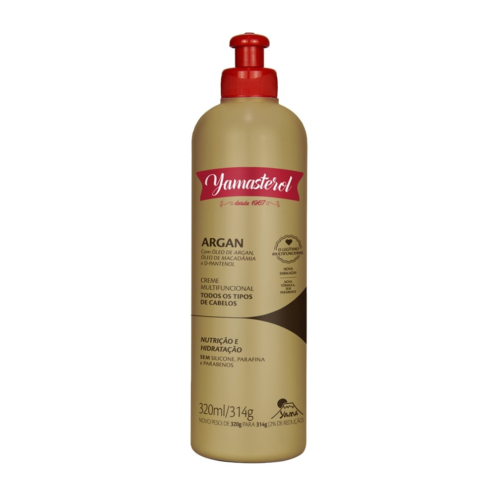 Creme Yamasterol Argan Macadâmia 320ml Creme Yamasterol Argan Macadâmia 320ml