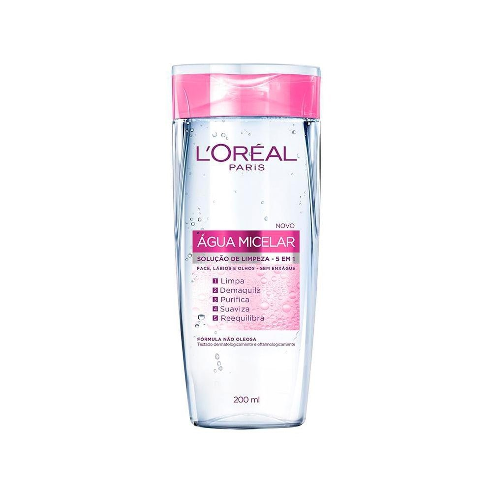 Água Micelar Loreal Demaquilante 200ml Água Micelar Loreal Demaquilante 200ml