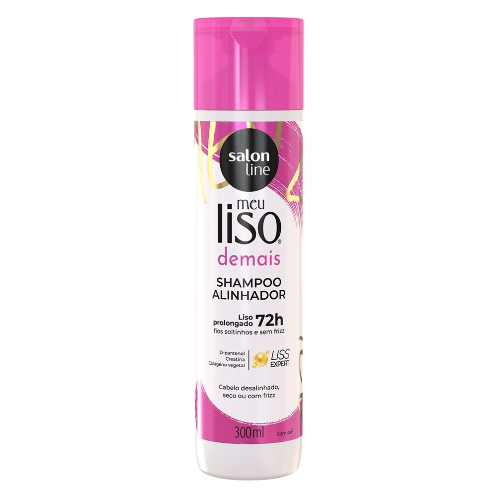 Shampoo Salon Line Meu Liso Demais 300ml Shampoo Salon Line Meu Liso Demais 300ml
