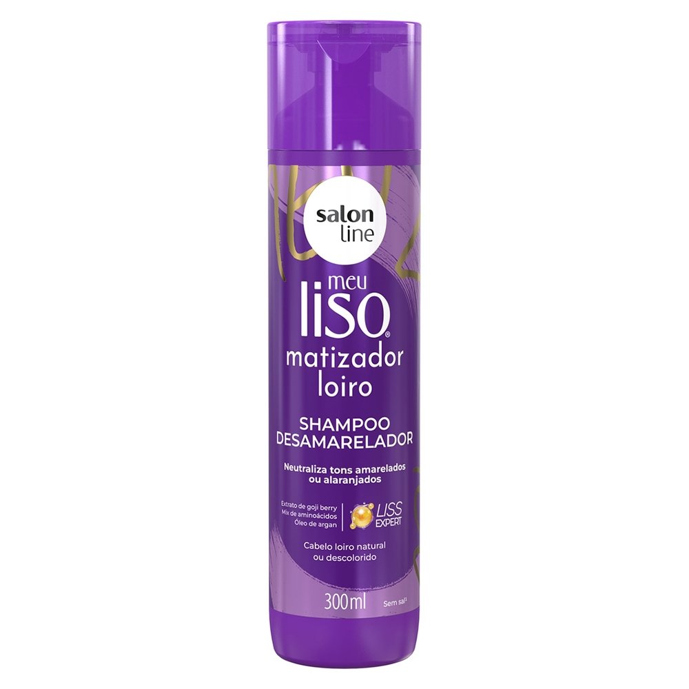 Shampoo Salon Line Meu Liso Matizador 300ml Shampoo Salon Line Meu Liso Matizador 300ml