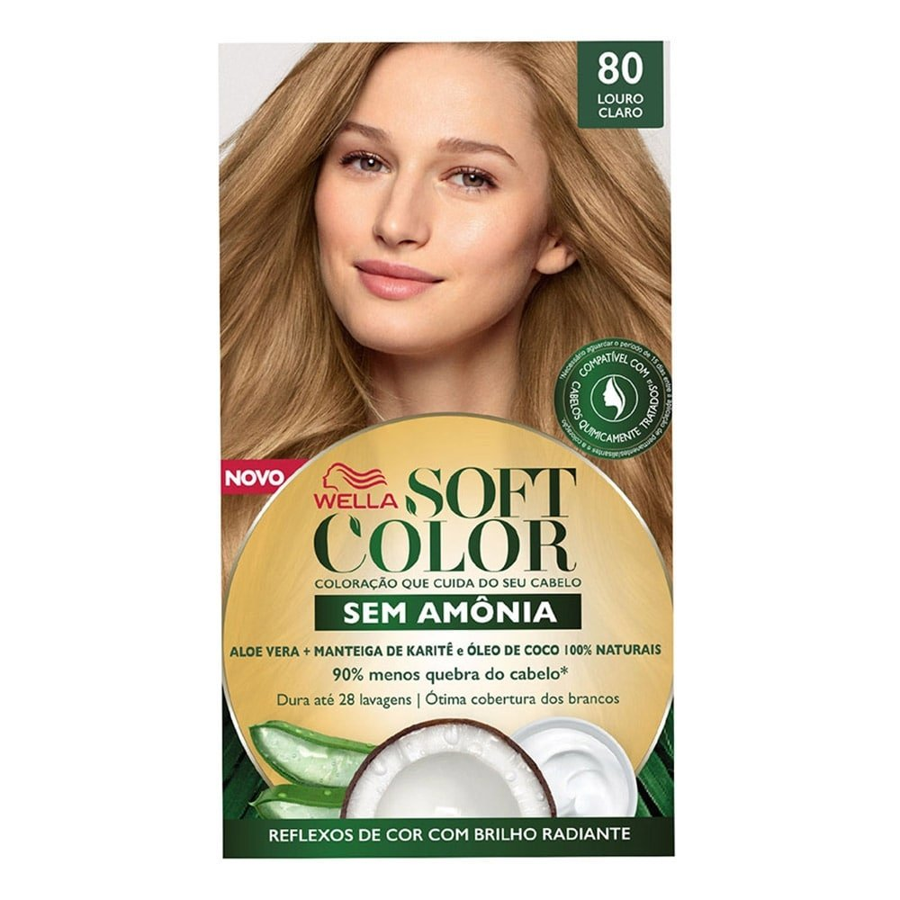 Tintura Soft Color 80 Louro Claro 35g Tintura Soft Color 80 Louro Claro 35g