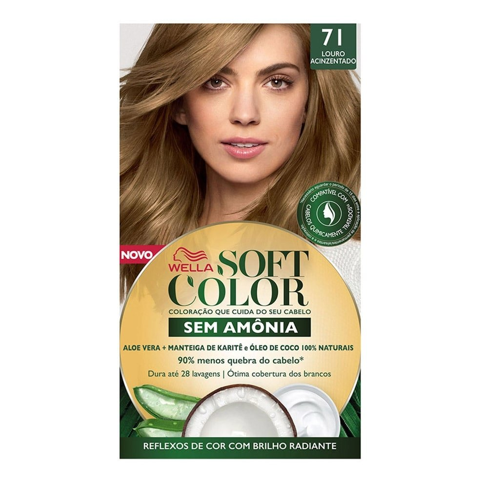 Tintura Soft Color 71 Louro Acinzentado 35g Tintura Soft Color 71 Louro Acinzentado 35g